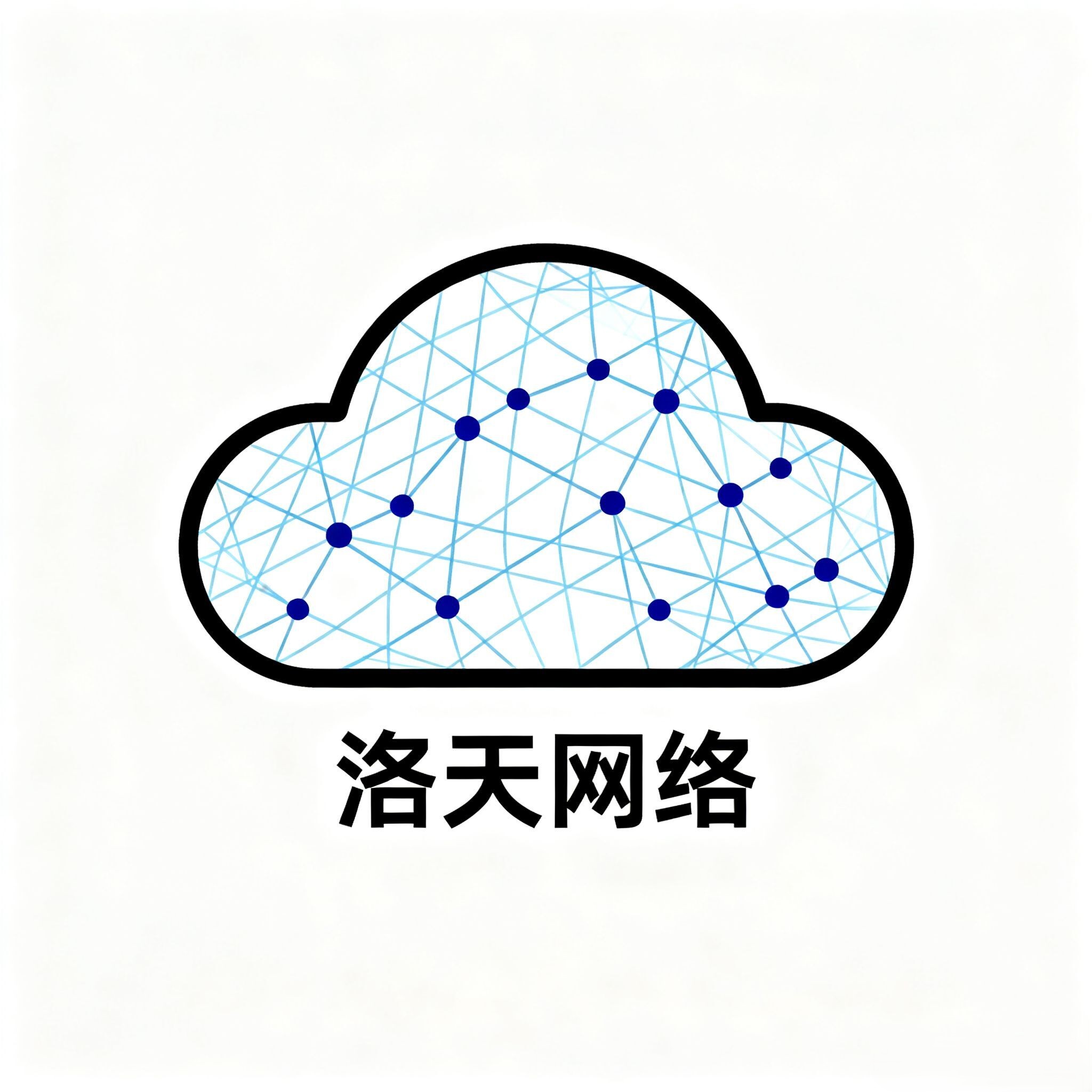 洛天网络Logo